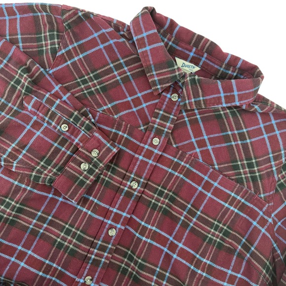 Duluth Trading Company Other - Duluth Trading Company Mens Flannel Shirt Plaid Long Sleeve Button Up 3XL Pocket